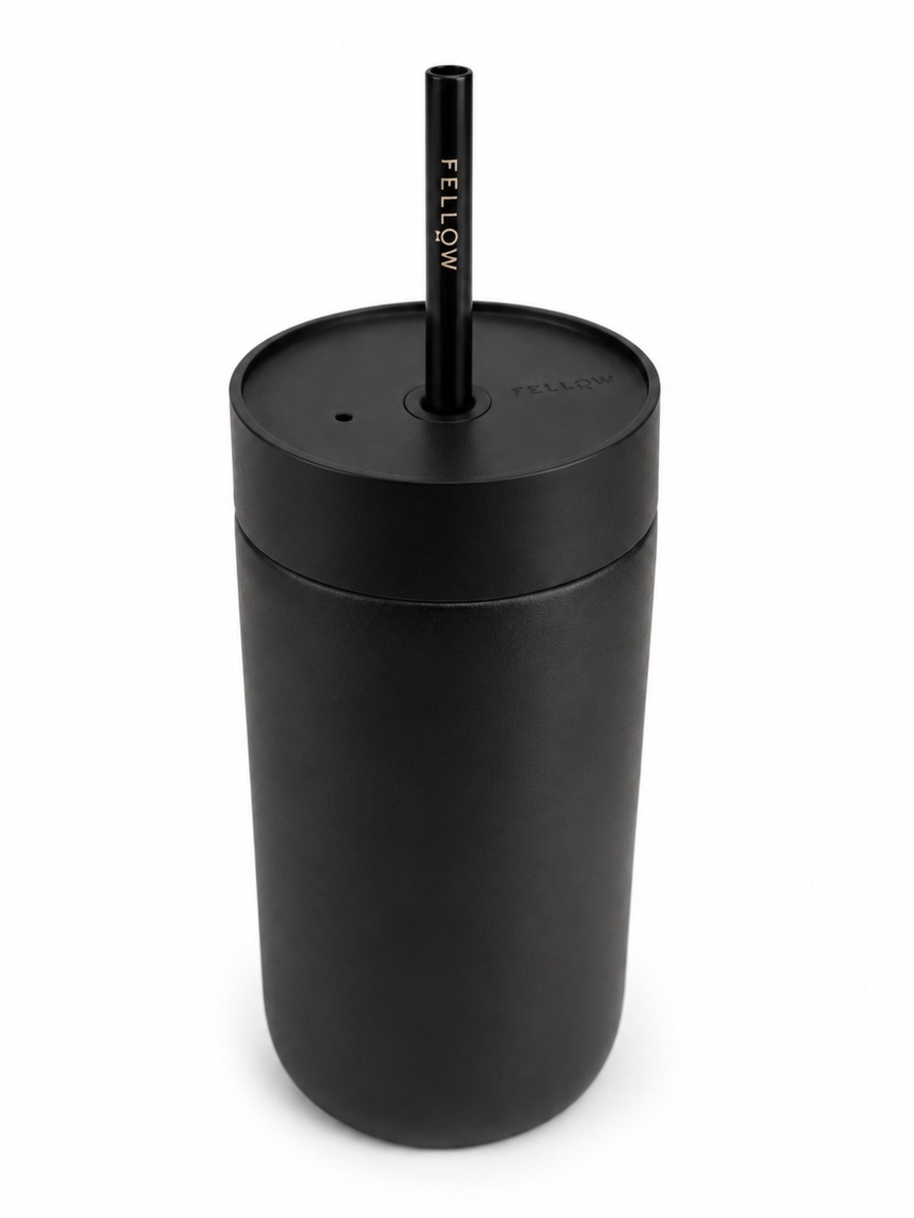 FELLOW Carter Cold Tumbler 16 oz Matte Black Ceramic Straw